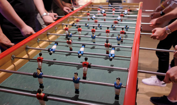 Giant foosball table or table football