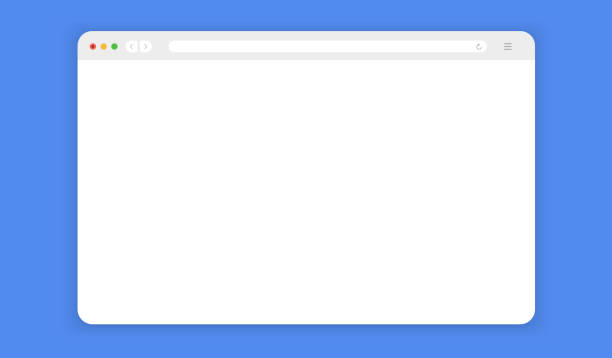 ilustrações de stock, clip art, desenhos animados e ícones de web browser, internet browser search engine. search bar for ui ux design and web site. search address and navigation bar icon. collection of search form templates for websites - navegador web