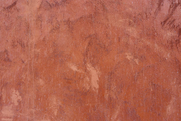 istock Orange-brown cement wall texture background, wallpaper abstract grunge pattern surface retro backdrop. 1420515865