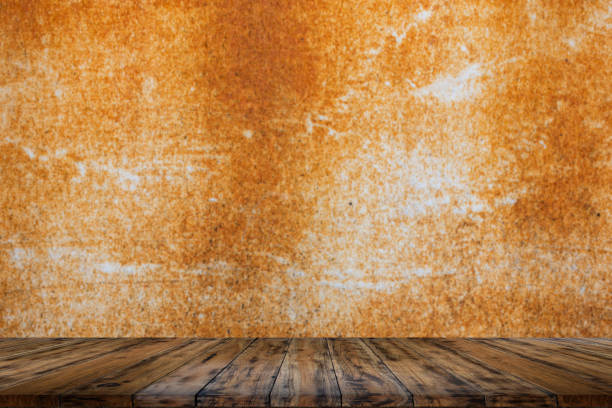 istock the empty table on a concrete wall background wall for putting some products and things 1420519024
