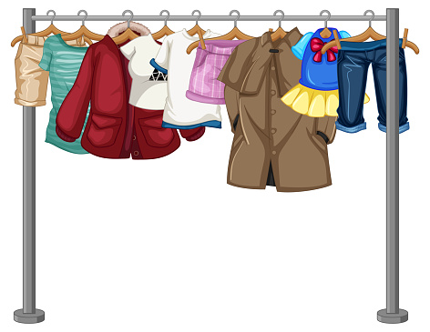 Free download of Clothes Line clip art Vector Graphic