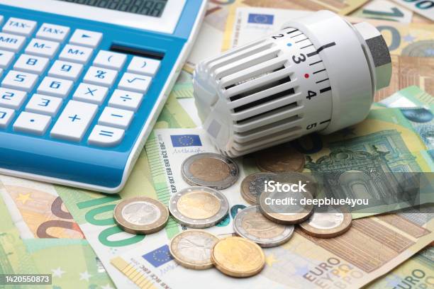 Energy Costs Stock Photo - Download Image Now - Currency, Savings, Radiator - Heater