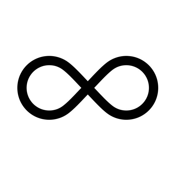 kuvapankkikuvitukset aiheesta ääretön merkki. vektori matemaattinen symboli, joka edustaa äärettömyyden käsitettä. - letter r