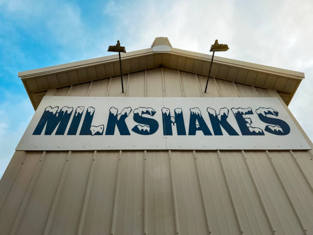 Milkshake Sign on Dairy Building