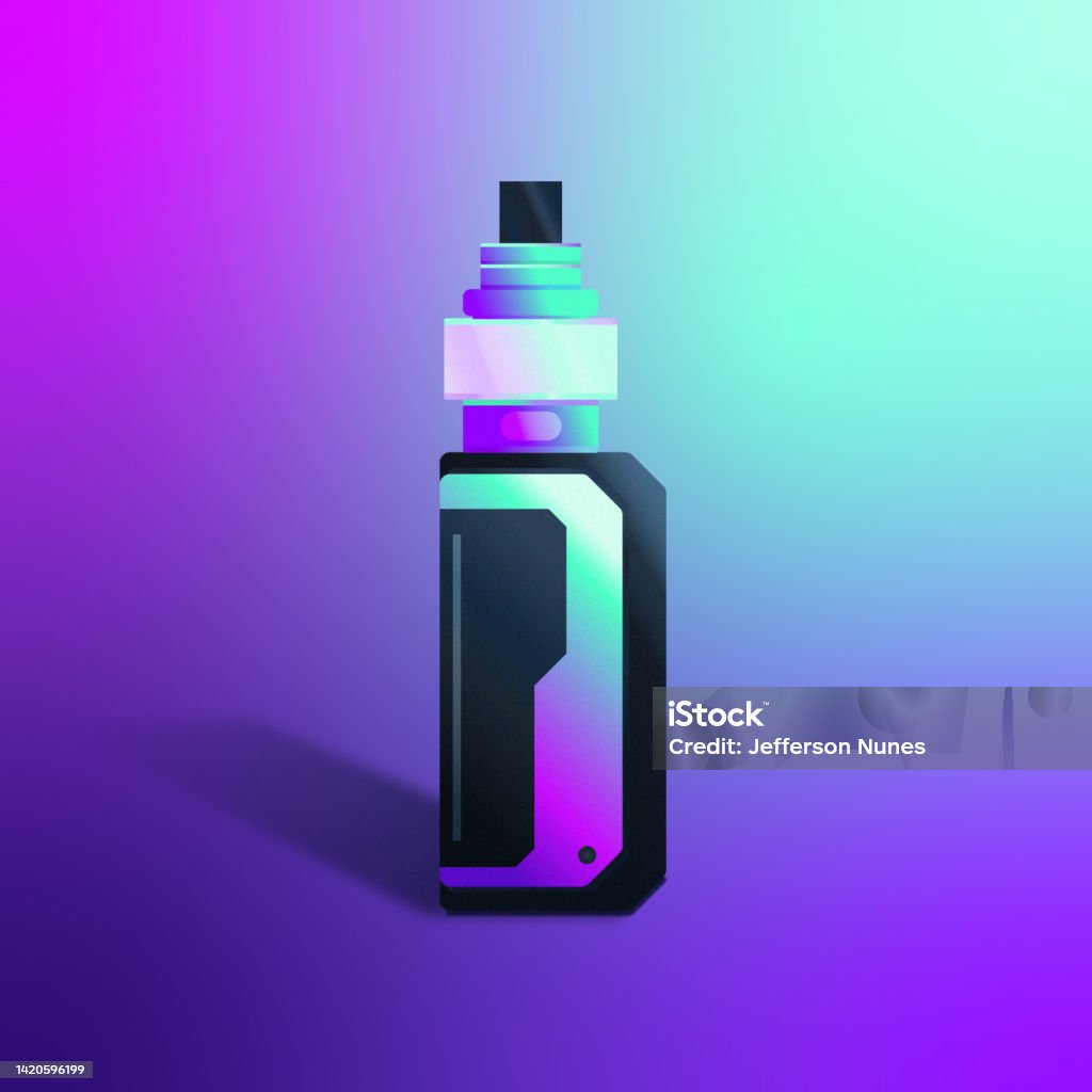 Vape Vector Stock Illustration - Download Image Now - Cigar, Cigarette