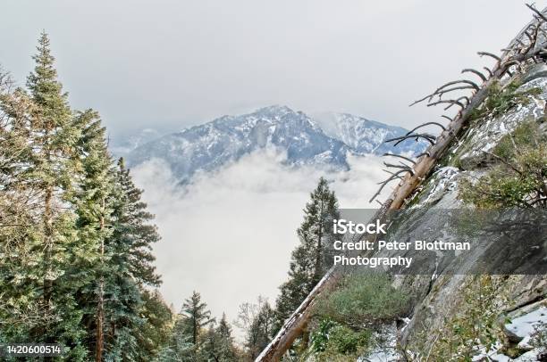 View From Moro Rock In Sequoia And Kings Canyon Of The High Sierras Stock Photo - Download Image Now