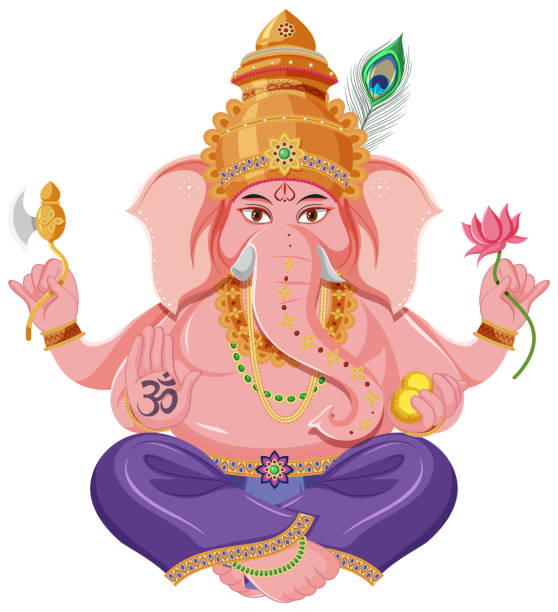 Cartoon Of A Ganesha Illustrations, Royalty-Free Vector Graphics & Clip Art  - iStock