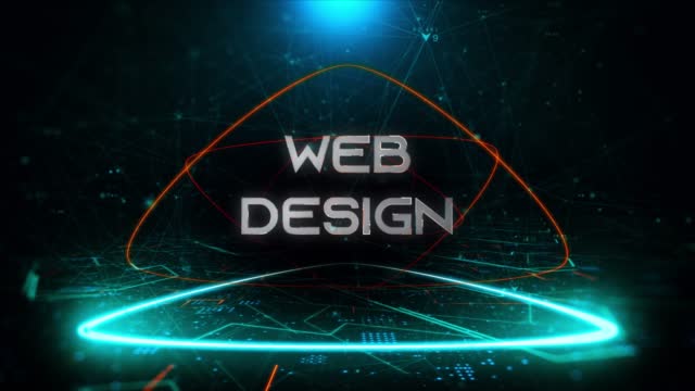 Writing Web Design in digital media : Web Design Stock mp4 Video - Background Web Design