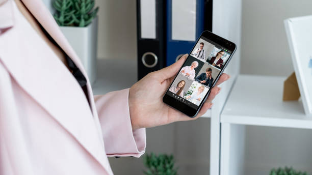 istock mobile video call business teleconference team 1420621446