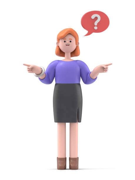 istock thinking women with question mark on white background 1420623697
