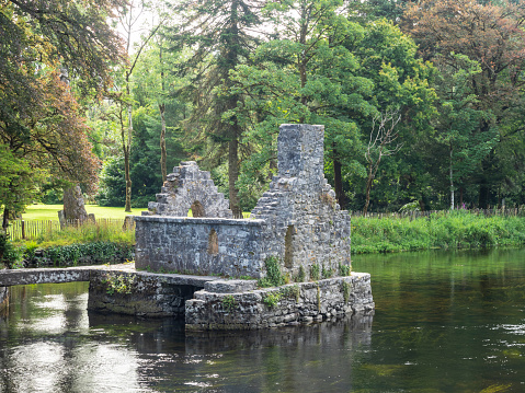 The ingenious Monks Fishing House is on the former grounds of Cong Abbey in County Mayo, Ireland. It was built in the 15th or 16th century on a platform over the River Cong.