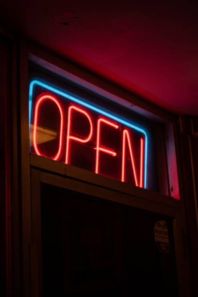 istock Dark image of Neon 