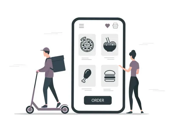 Vector illustration of Delivery