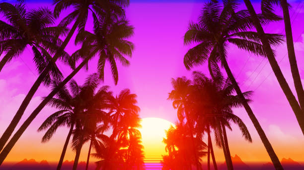 istock Coconut Tree Plant On Summer Village 1420651619