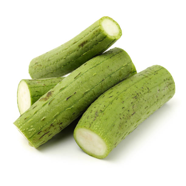 fresh loofah fresh loofah on the white background slate ridge stock pictures, royalty-free photos & images