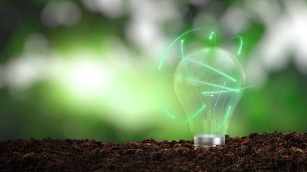 istock The green world map is on a light bulb that represents renewable energy and sustainable energy sources that is important to the world 1420656738