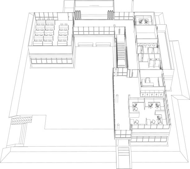 Labatory Building Drawing 870+ Laboratory Building 3d Stock Illustrations, Royalty-Free Vector ...