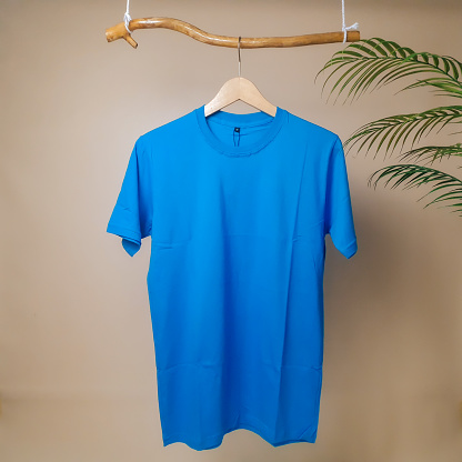 Plain T-shirt Turkish Blue Color