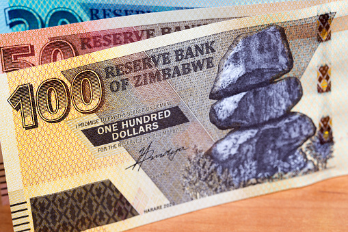 Zimbabwean money new serie of banknotes - Dollars