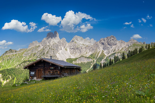 Log Cabin, Hut, Tradition, European Alps