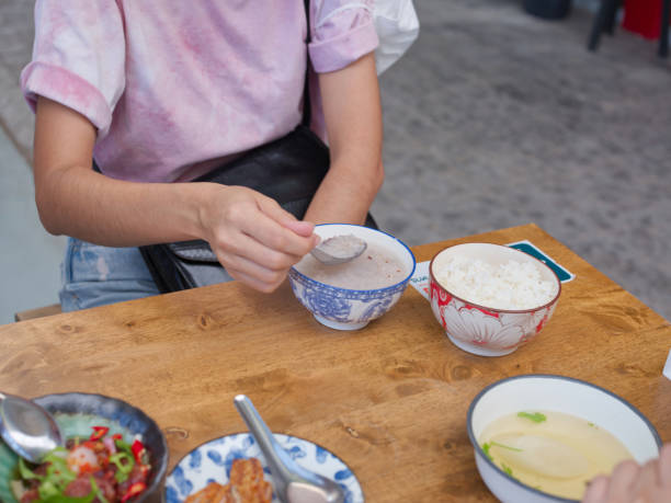 istock Rice gruel and side dish . Concept breakfast THAI STYLE 1420677997