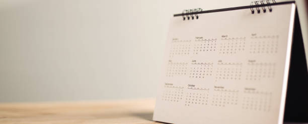 istock Calendar Event Planner is busy.calendar,clock to set timetable organize schedule,planning for business meeting or travel planning concept. 1420680578