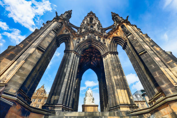 istock Scott Monument in Edinburgh, Scotland, United Kingdom 1420683555