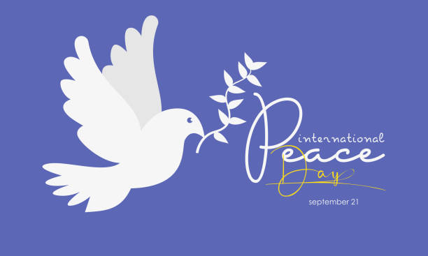 istock Vector illustration design concept of International day of peace observed on every september 21. 1420683744