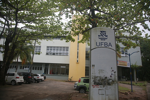 salvador, bahia, brazil - september 1, 2022: Federation Classroom, on the Ondina campus of the Federal University of Bahia in the city of Salvador.