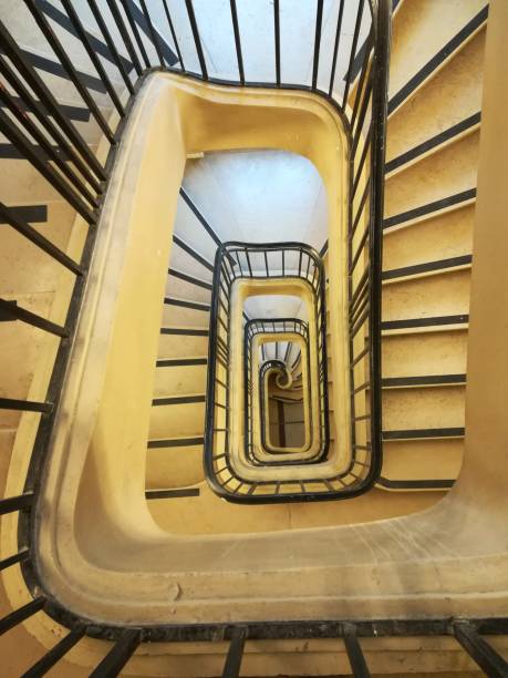 istock Haussmanian spiral staircase 1420700920