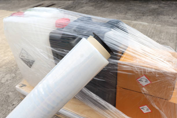 istock clear Film roll for packing and sticky 1420711387