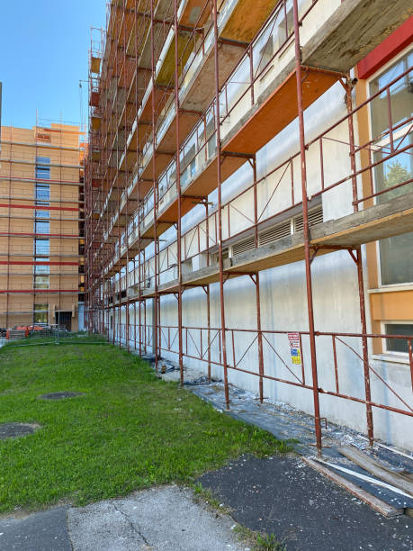 istock Scaffolding, house renovation 1420716047
