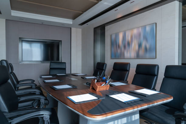 istock Business meeting room or Board room interiors. 1420730714