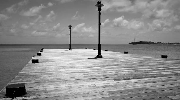 istock Pier on the Caribbean Sea 1420737566