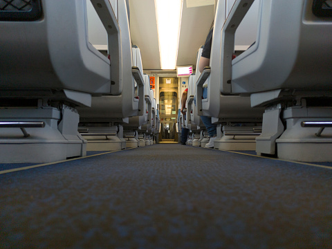 Train Cars Normal Normal Class Train Carriage Corridor Stock Photo - Download Image Now ...