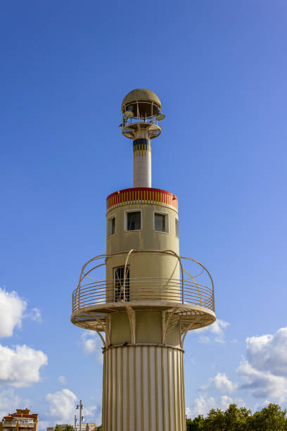 istock Lighthouse tower to illuminate in a park in the center 1420748620