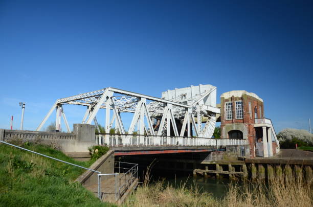 istock Sutton Road bridge Scherzer Rolling Bascule Bridge in Hull, England 1420754207