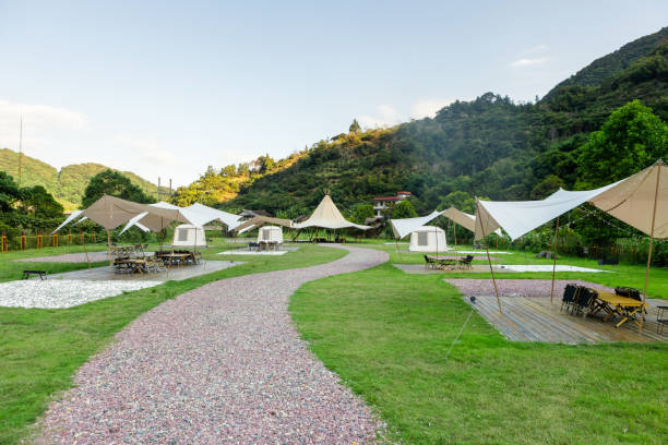 istock Camping, tents, picnics, valleys 1420759779