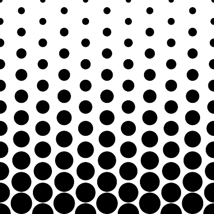 Half tone circles seamless pattern. Vector illustration design. Eps 10.
