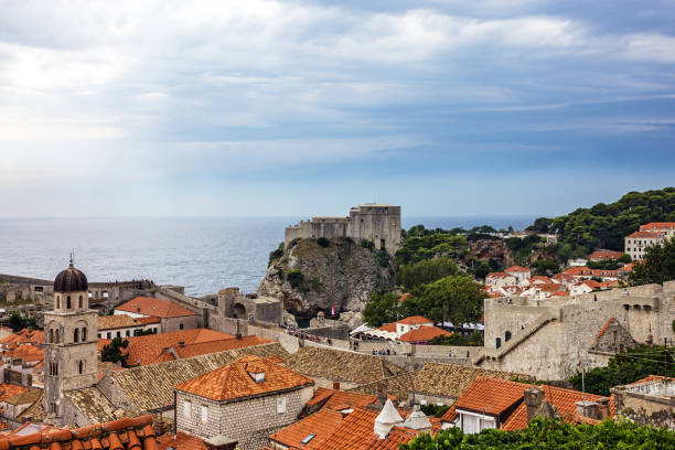 istock Dubrovnik town, Croatia, sea view 1420774725