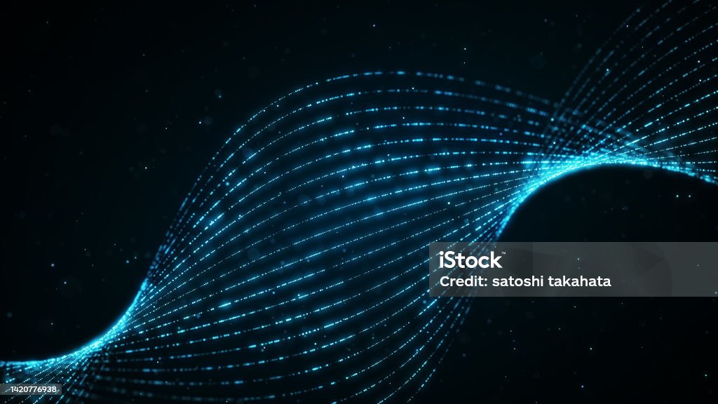 Animation Cyber Background Abstract Particle Futuristic Cyber Background Loop Animation Stock ...