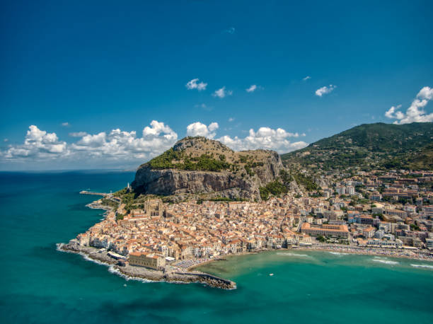 istock Aerial view of Sicily coastline summer vibes 1420780206