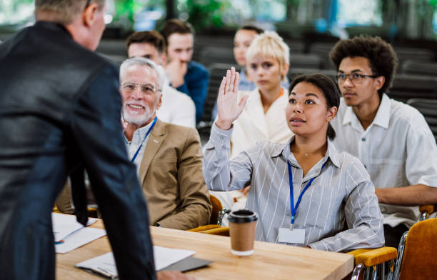 istock Cinematic image of a conference meeting. 1420780237