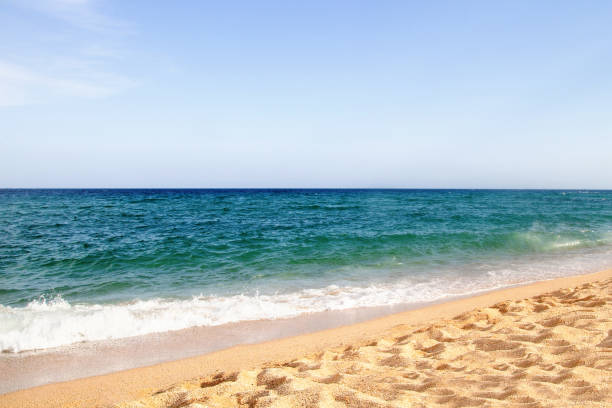 istock Waves, sea, beach, clear water. Bridge in the water. 1420781469