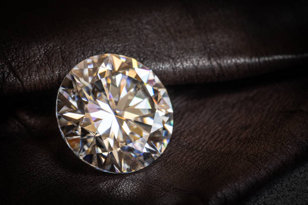 istock Diamond on The Luxury Leather 1420784109