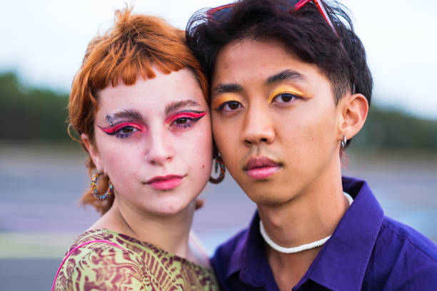 istock Young teenagers from different cultures wrestling with pride 1420787026