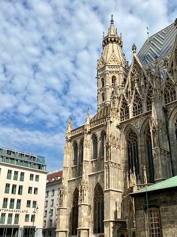 St Stephen’s cathedral in Vienna in Austria