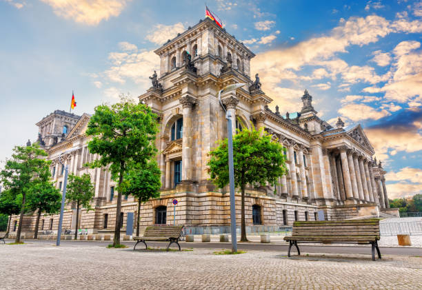 istock The Reichstag government building, side view, Berlin, Germany 1420809078