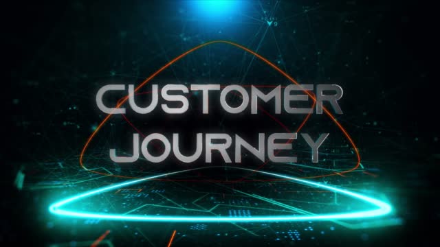 Writing Customer Journey in digital media : Customer Journey Stock mp4 Video - Background Customer Journey