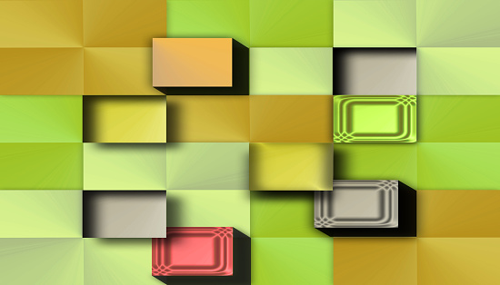Abstract Multicolored Rectangles Background.
